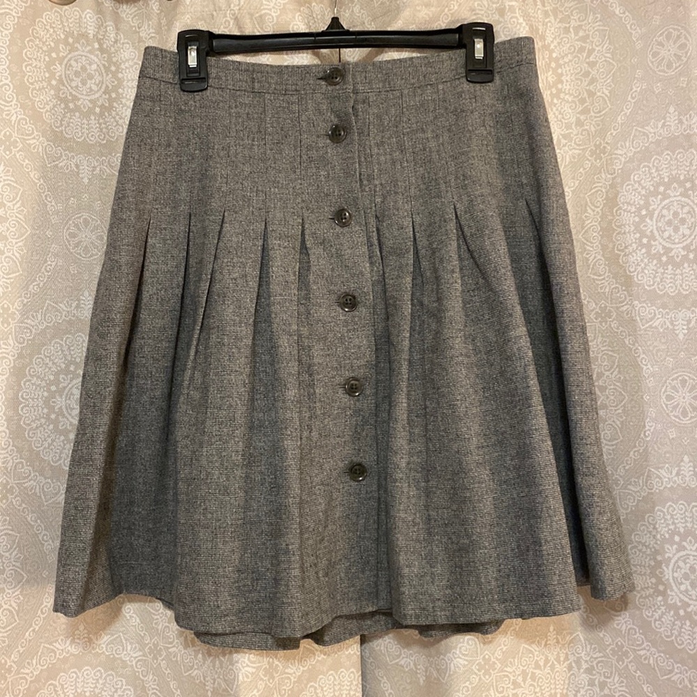 Pleated Grey Skirt